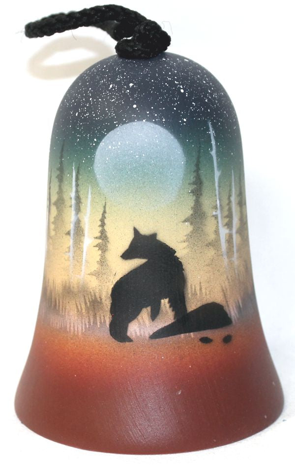 Woodland Shadows - Bear 3 x 4 1/2 Bell -(39004)