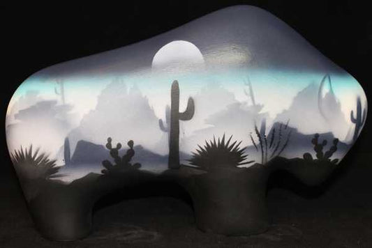 Blue Sonora Desert  6 1/4" Petite Buffalo -(44156)