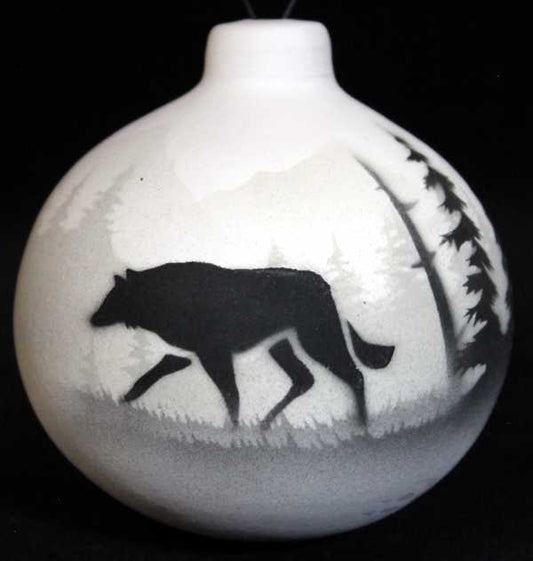 High Country Tracks Wolf Ornament -(61151)