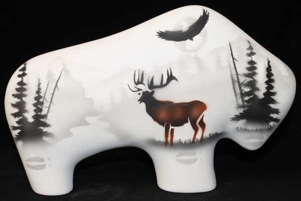 63156 High Country Tracks Elk 6 1/2 Petite Buffalo