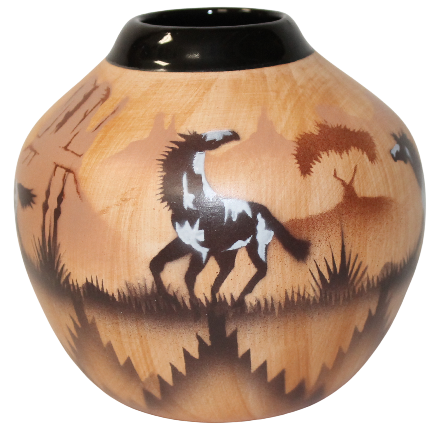 Horses by James Benally -(JBWB3535)