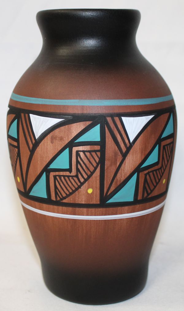 Cindy Blackhorse Collector Accents Vase 4 x 4 x 7 (CBW026)