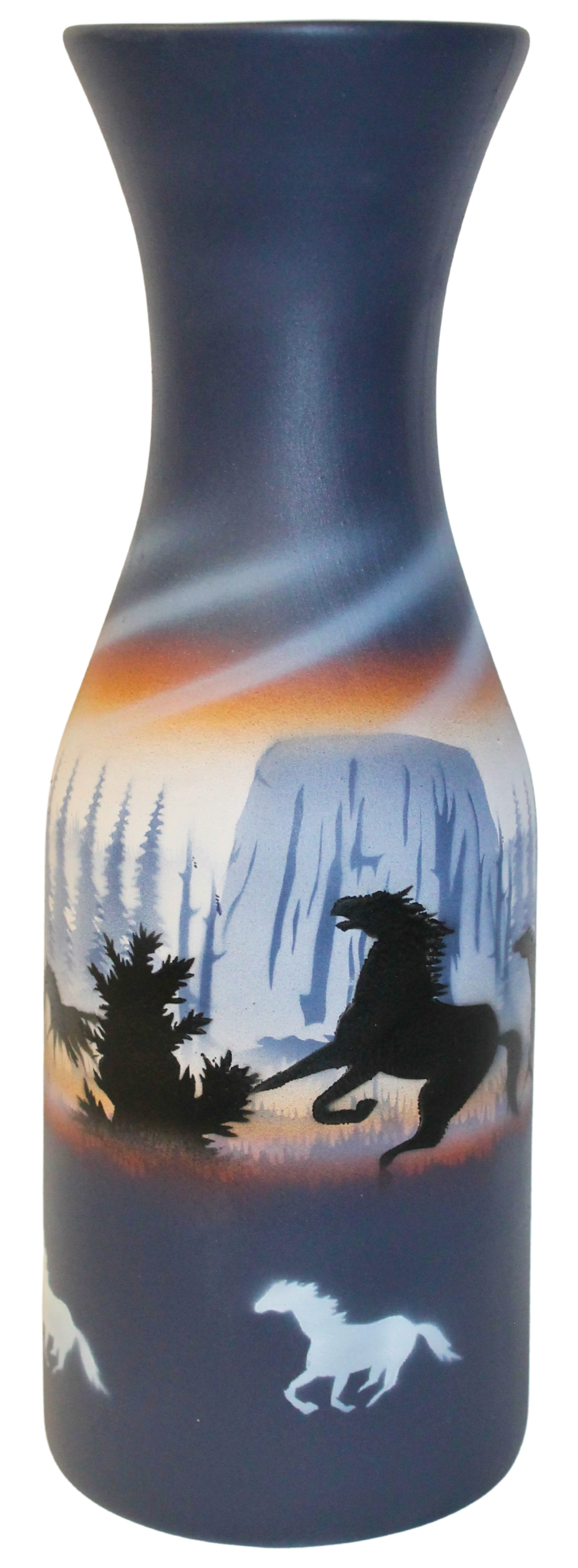 DTE1 Devils Tower 4 1/2 x 11 1/2 Flower Vase