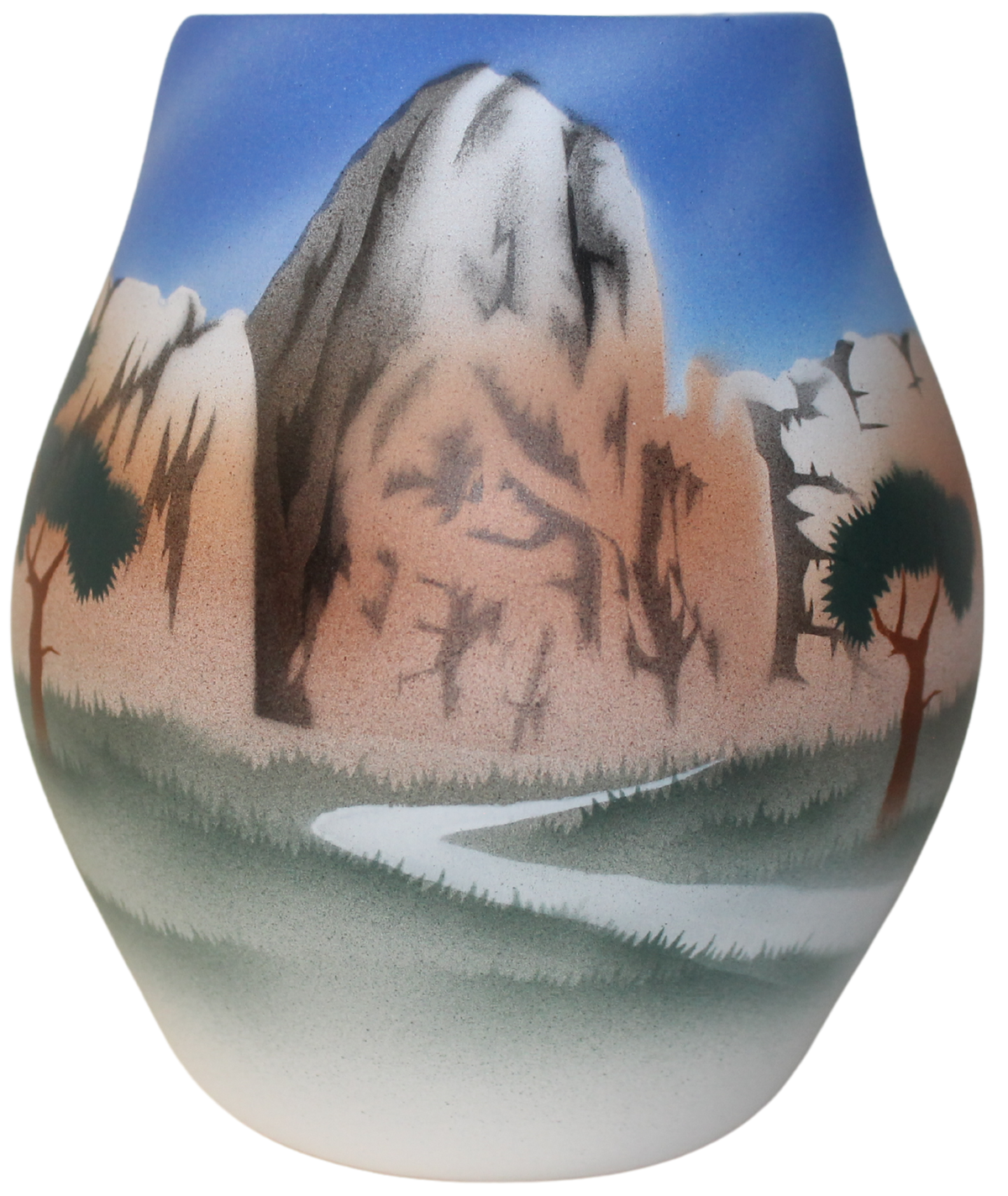 GWT021 Great White Throne 4 1/2 x 5 1/2 Vase