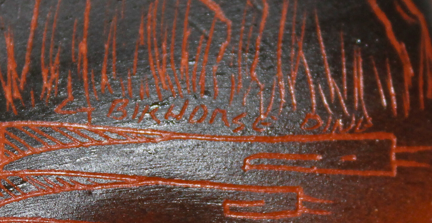 Single Etched Collector Piece by Leo Blackhorse -(lbw110g)