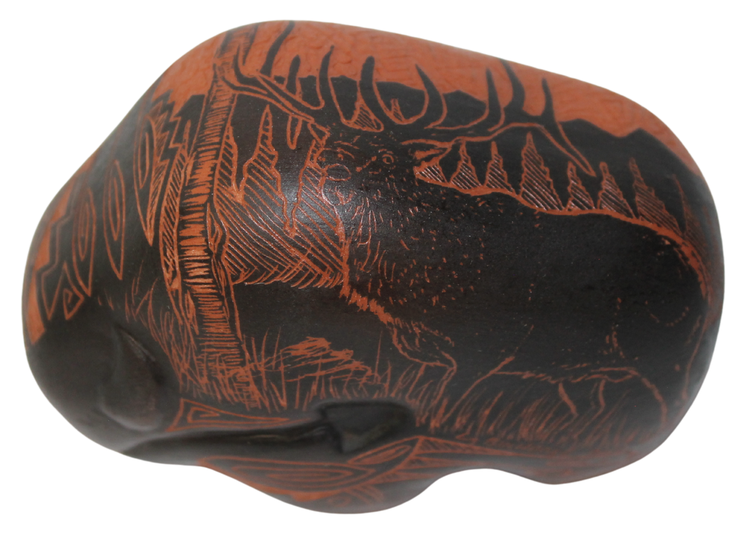 Single Etched Collector Piece by Leo Blackhorse -(lbw110g)
