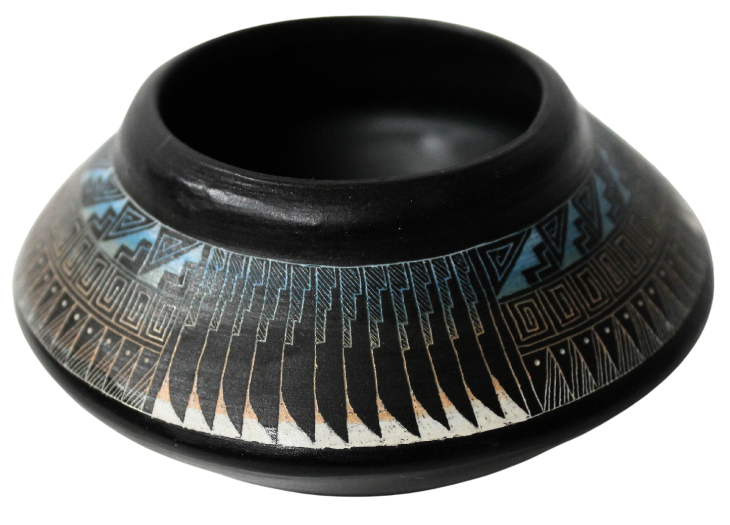 Two Tone Etched Collector Piece by Leo Blackhorse -(LBW440A)