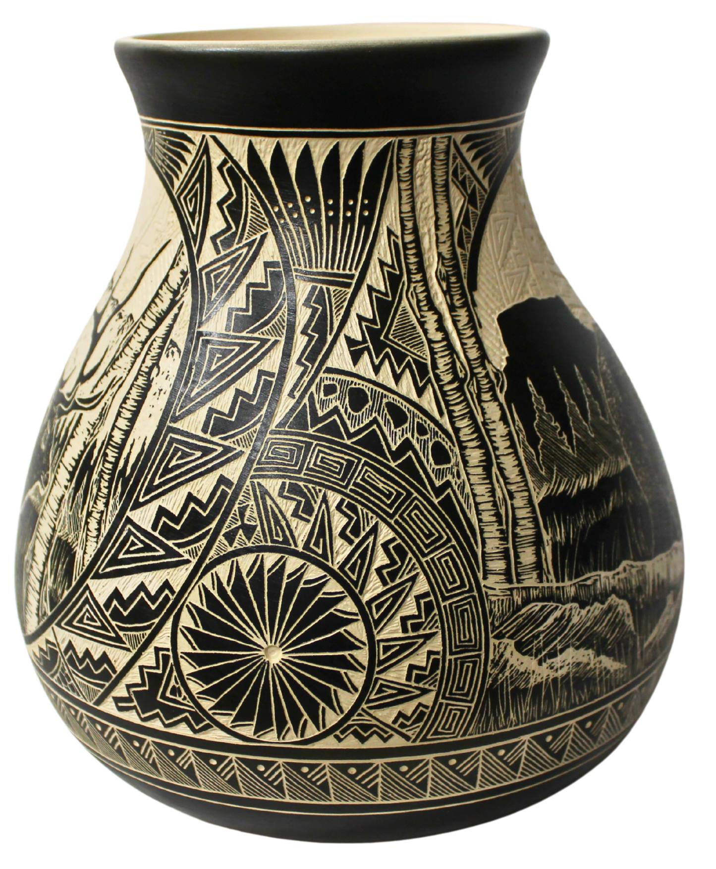 Single Etched Collector Piece by Leo Blackhorse -(LBW500B)