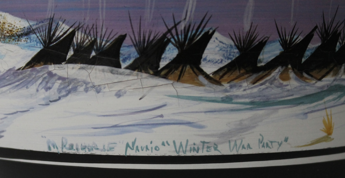 JFL Legacy - Melvin Redhorse Winter War Party (7 x 12 Inches)