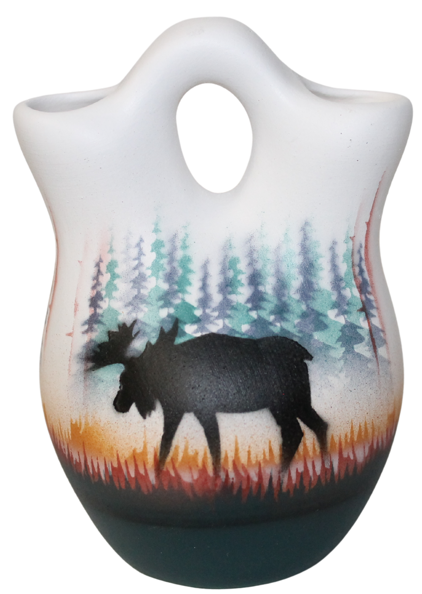 MSB7 Morning Mist -Moose 3 x 4 Wedding Vase