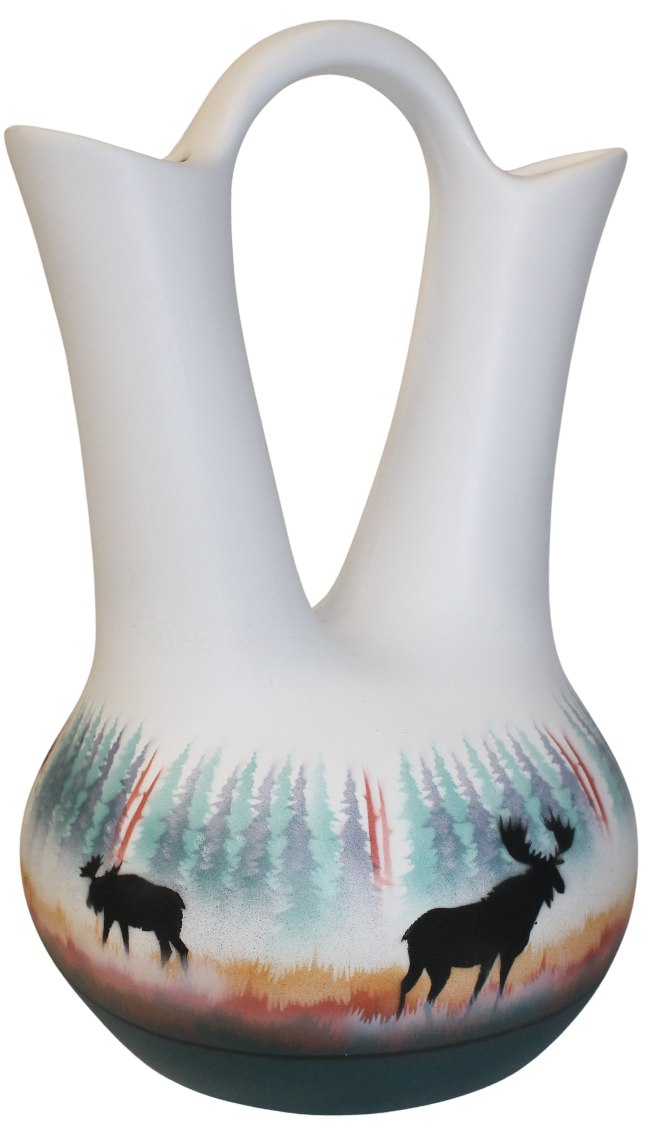 MSC7 Morning Mist -Moose 7 1/2 x 12 Wedding Vase