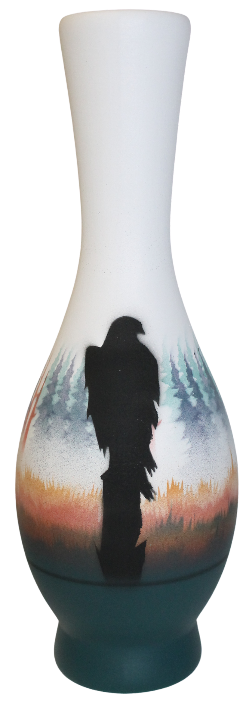 MSM4 Morning Mist -Moose 3 x 8 Bud Vase