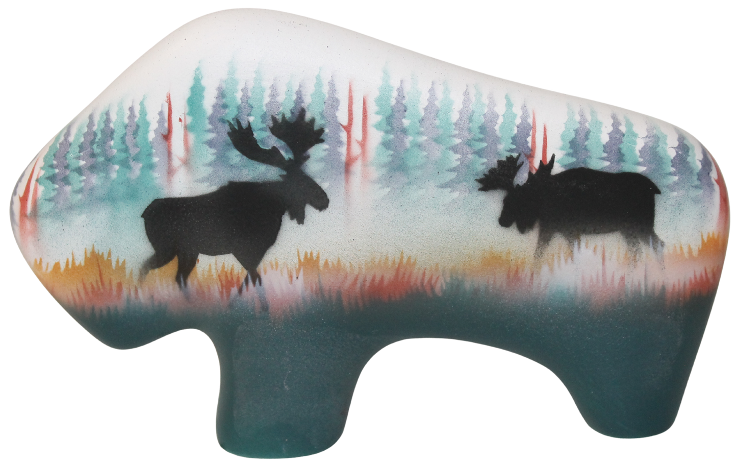 MSPB Morning Mist -Moose 6 1/2 Petite Buffalo