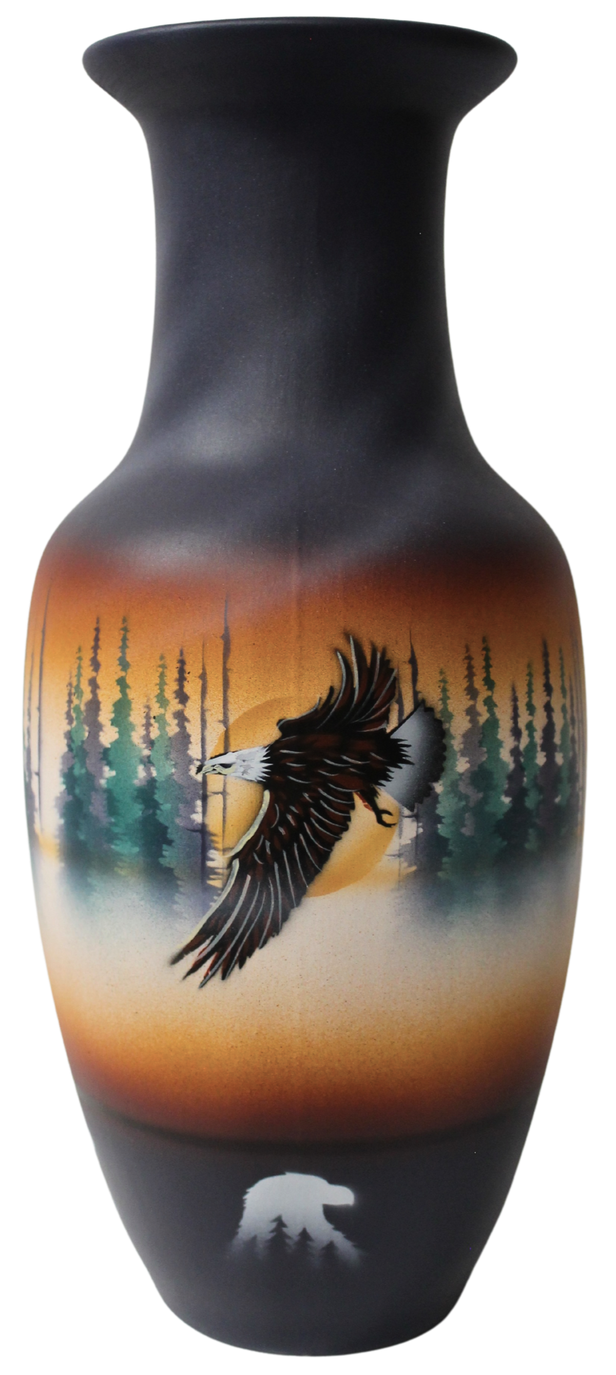 pcC3 Pine Cliff 6 x 14 Totem Vase
