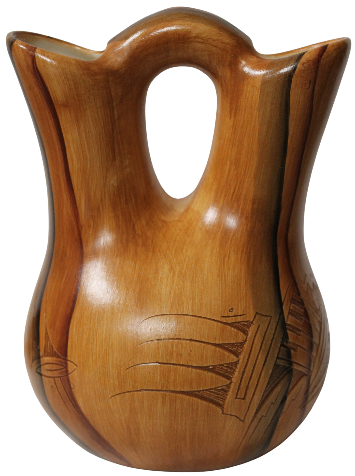 Butterfly Wedding Vase - Collector by Dwayne Blackhorse -(DBW25WVButterly)