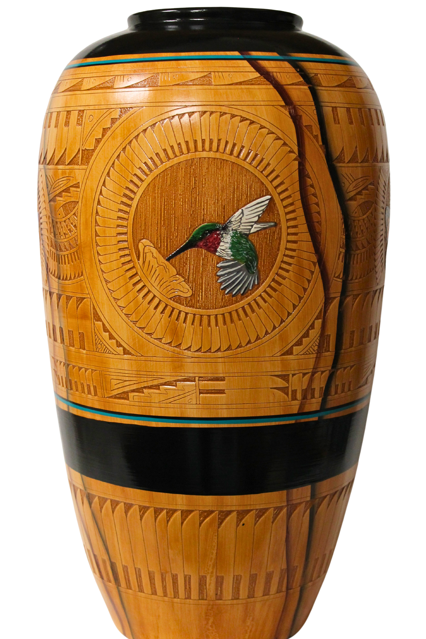 Navajo Etched Collector Piece by Dwayne Blackhorse -(DBW650A)