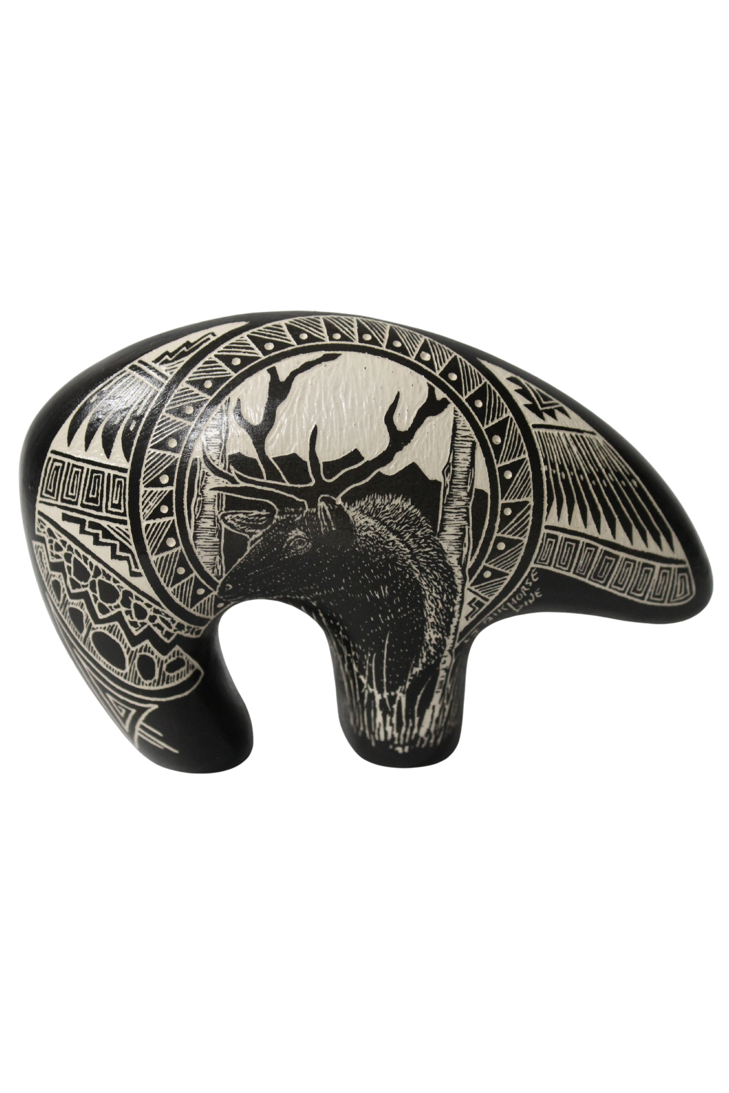 Single Etched Collector Bear by Leo Blackhorse -(lbw110c)