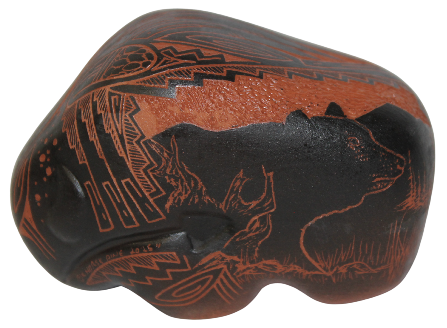 Single Etched Collector Piece by Leo Blackhorse -(lbw110h)