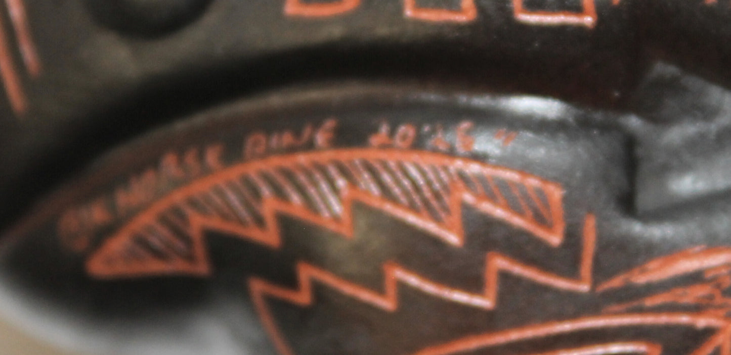 Single Etched Collector Piece by Leo Blackhorse -(lbw110h)