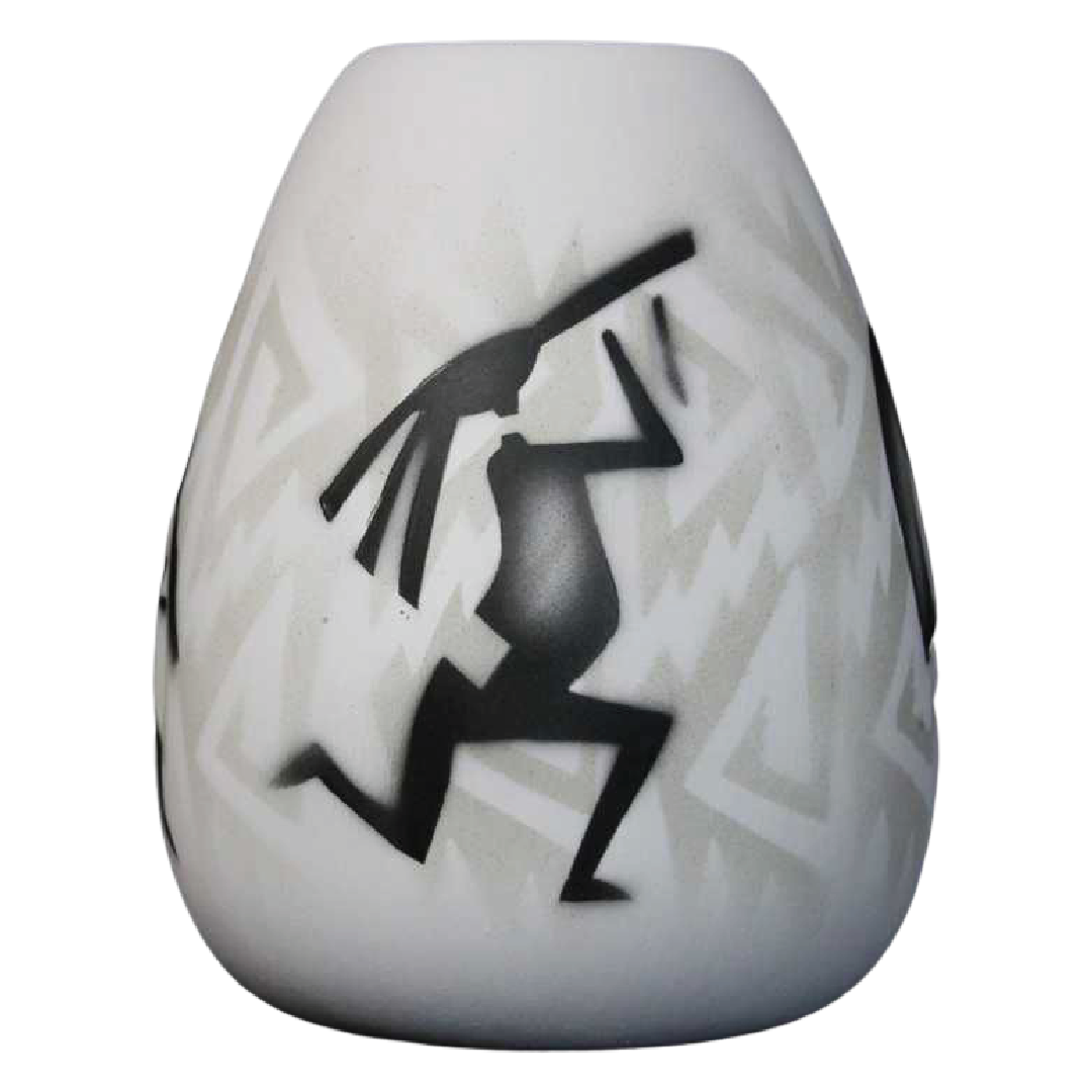 31015 Kokopelli Parade 4 x 5 1/2 Vase
