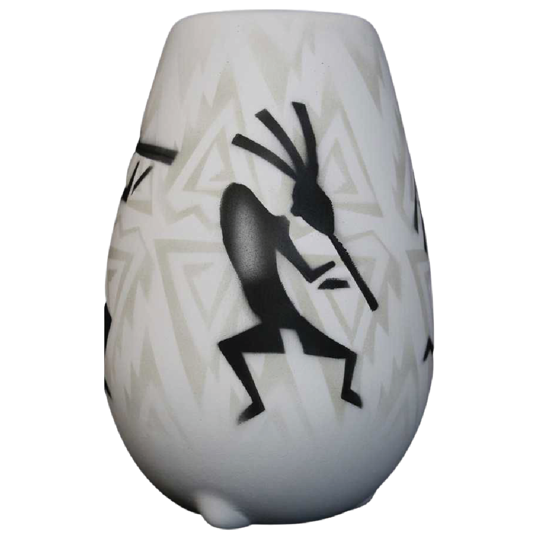 31091 Kokopelli Parade 6 x 8 1/2 Vase