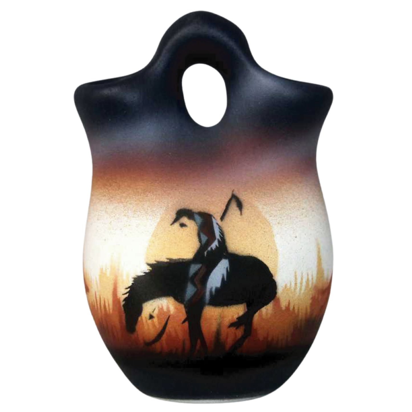 ETB7 End of the Trail 3 x 4 Wedding Vase