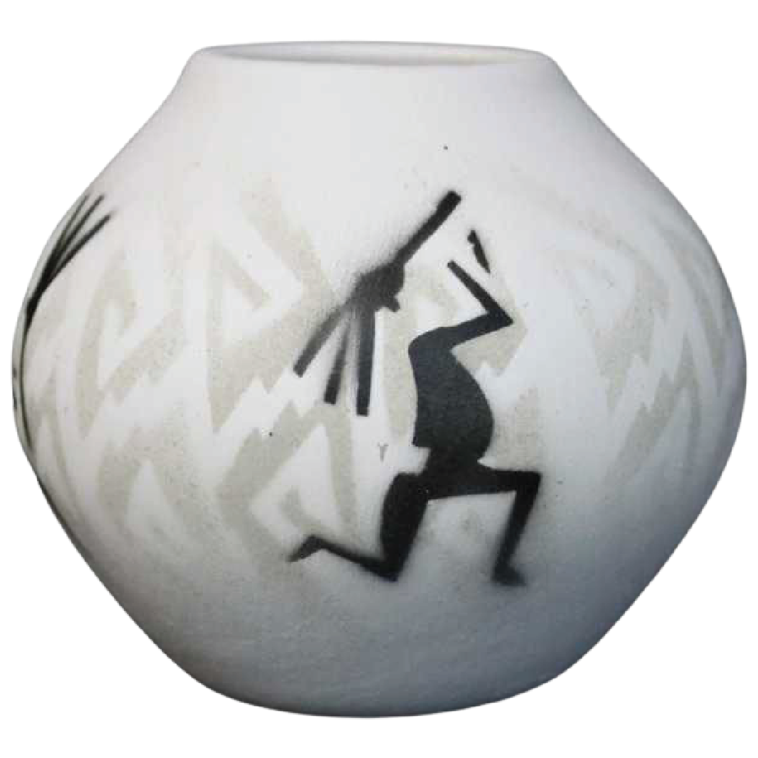 31035 Kokopelli Parade Mini Pot