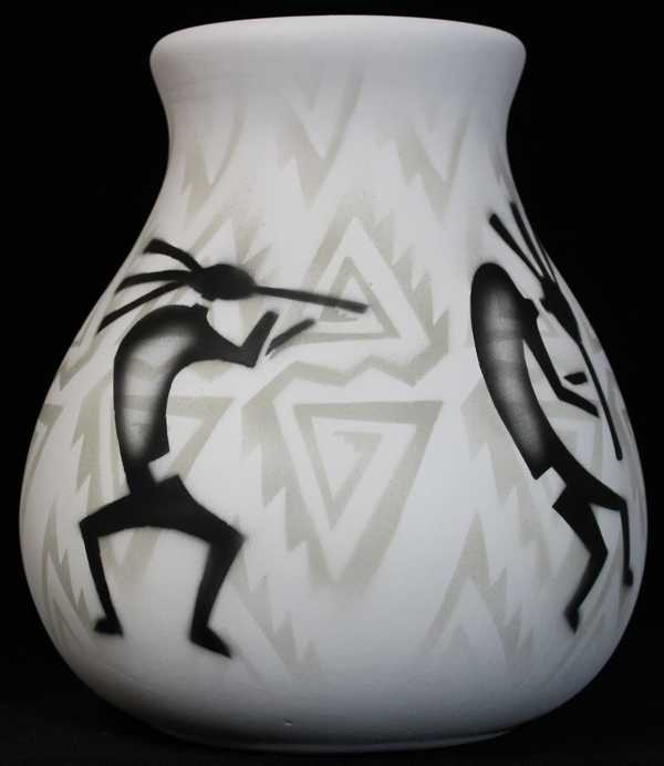 31052 Kokopelli Parade 8 1/2 x 9 1/2 Pot
