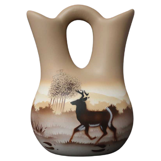 Back Country Tracks Deer 5 1/2 x 8 Wedding Vase -(66025)