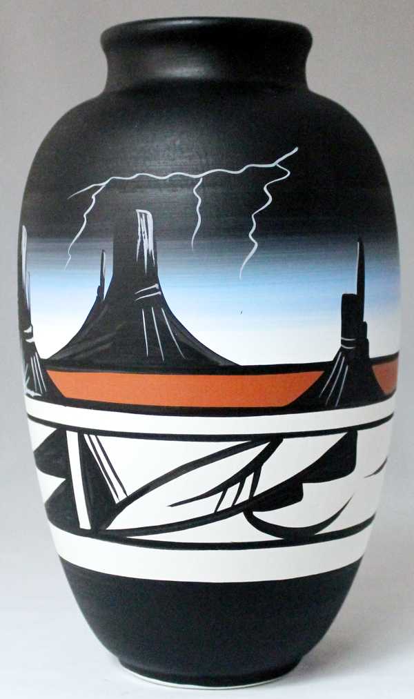 20033 Desert Storm 6 x 10 Ginger Jar