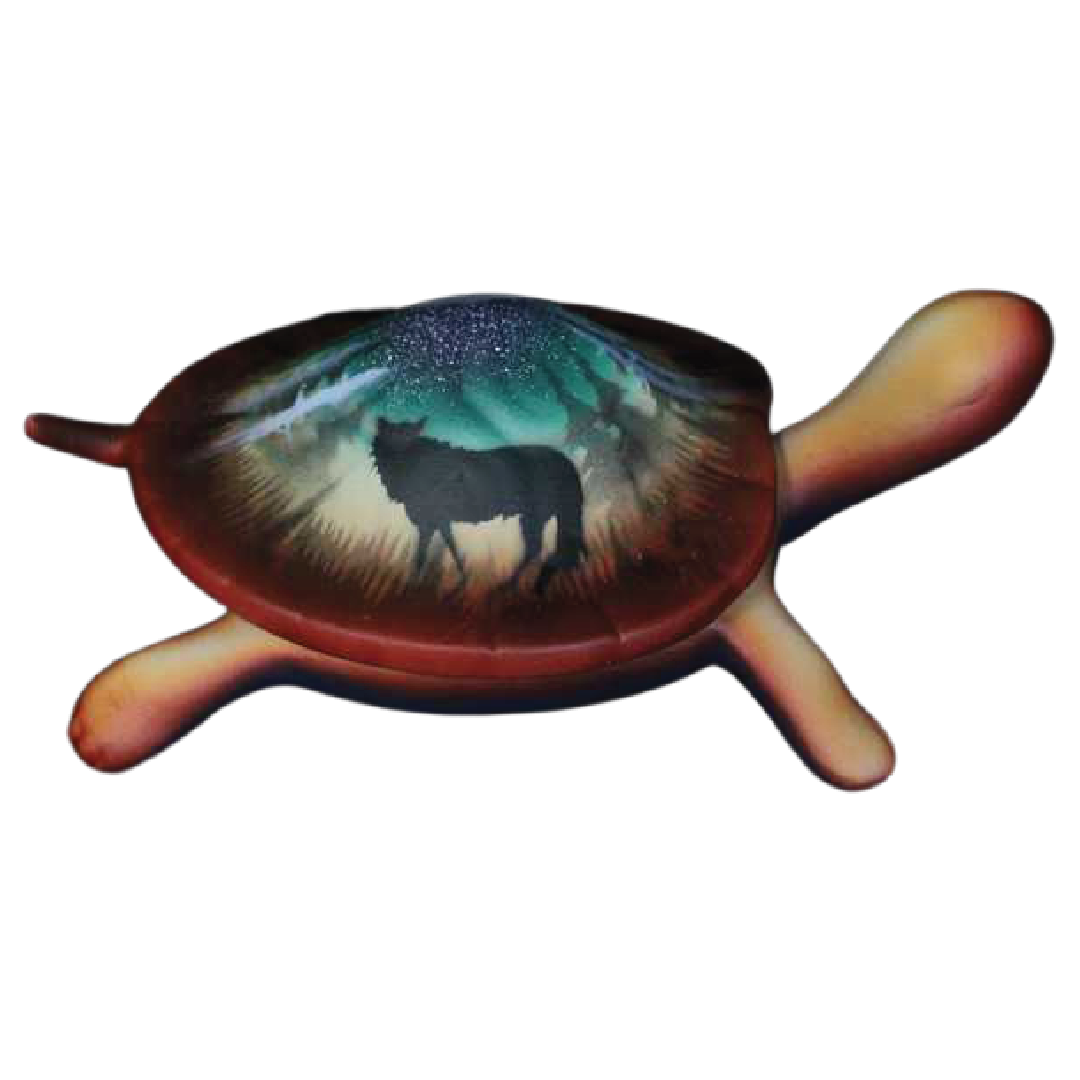 WSST Woodland Shadows - Wolf 6 1/2 Turtle Box
