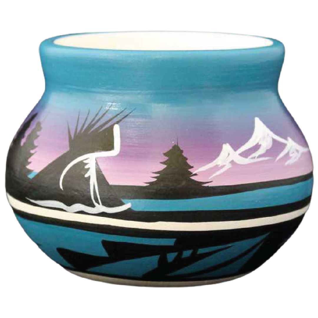 Mountain Rainbow Mini Pot -(12060)