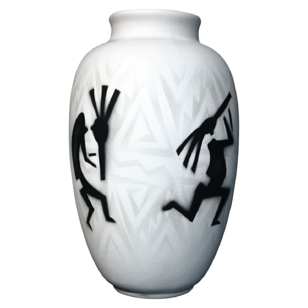 31033 Kokopelli Parade 6 x 10 Ginger Jar