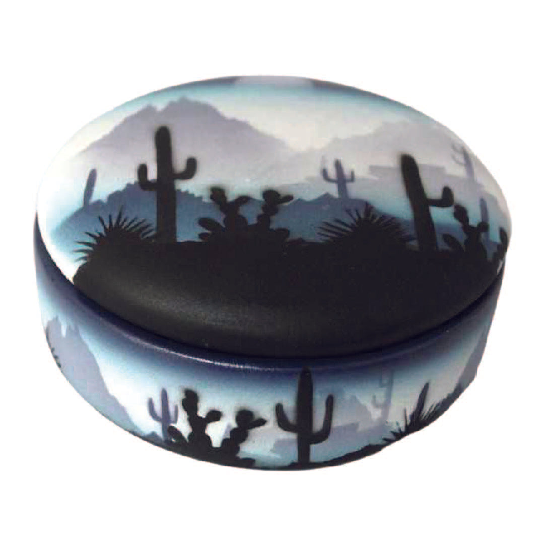 44133 Blue Sonora Desert 2 1/2 x 5 Box w/Lid