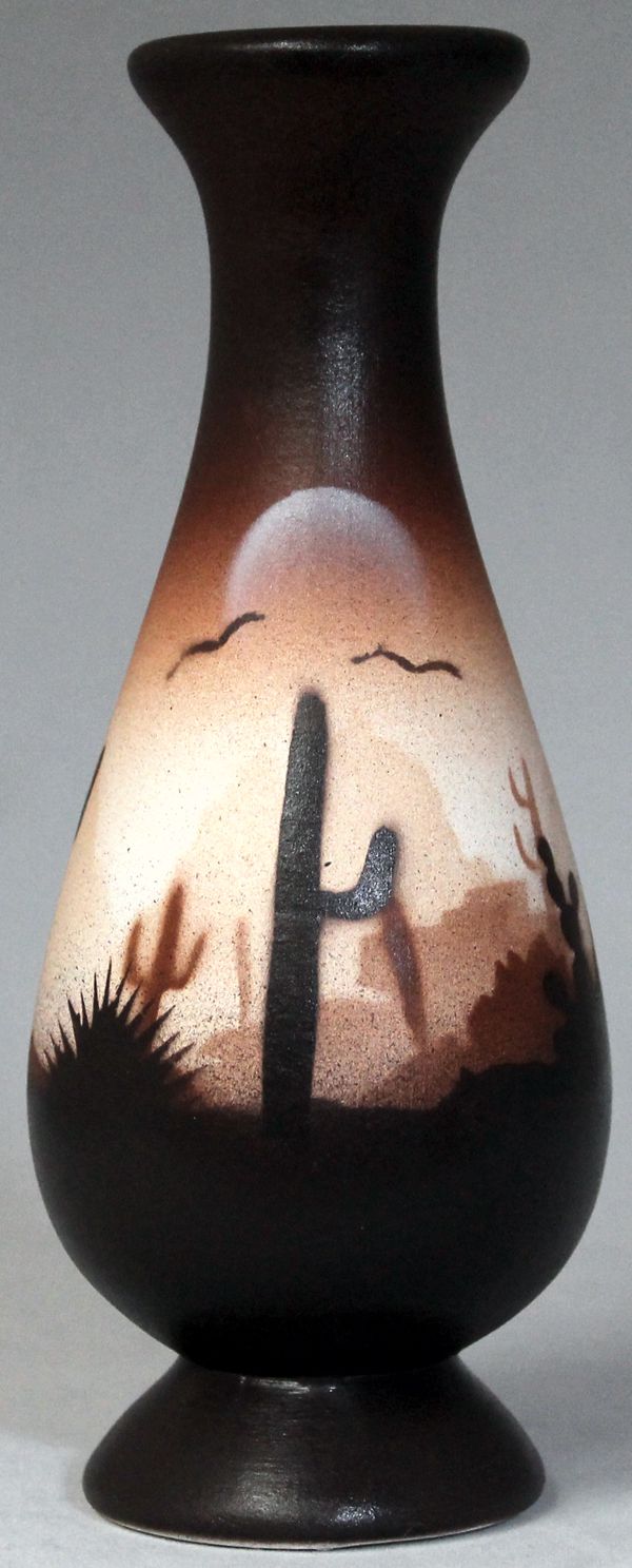 46078 Brown Sonora Desert 2 1/2 x 6 Bud Vase