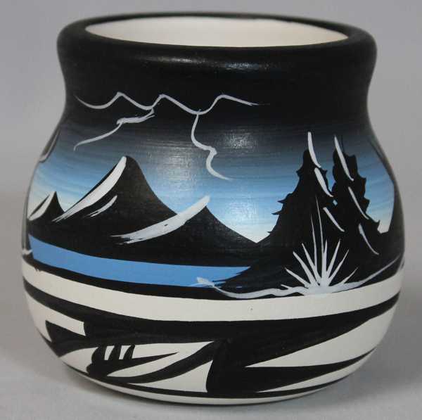 Mountain Storm Mini Pot -(23059)