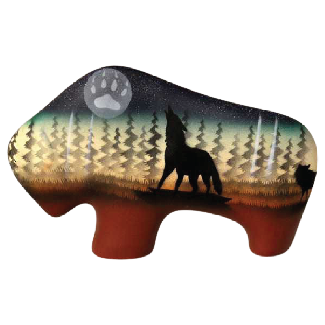 WSMB Woodland Shadows - Wolf 9 Medium Buffalo