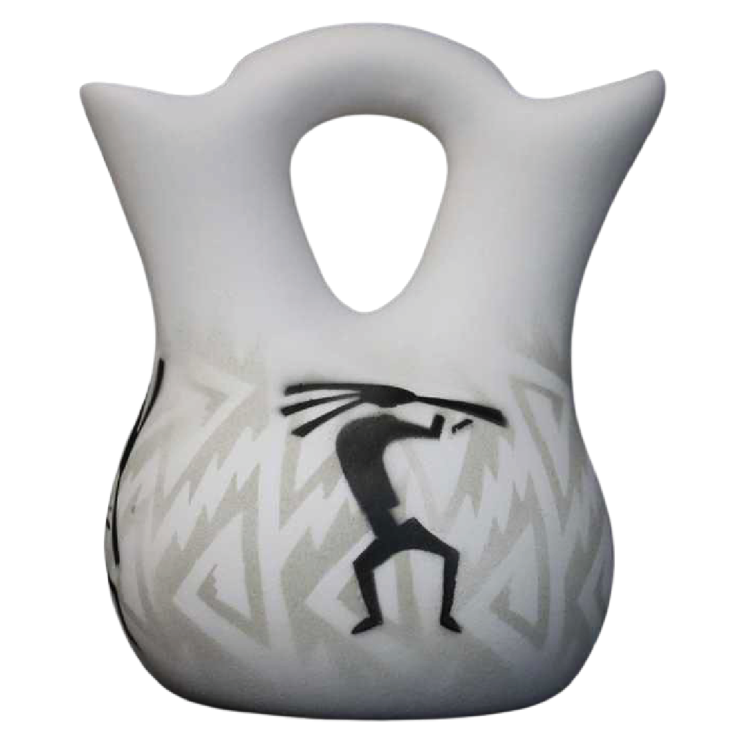 31023 Kokopelli Parade 4 1/2 x 5 1/2 Wedding Vase