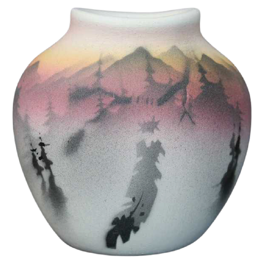 36141 Sacred Messenger  3 x 3 Pillow Vase