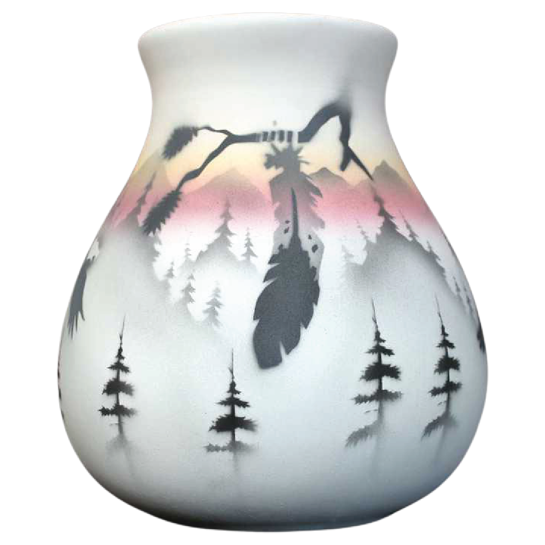 36052 Sacred Messenger 8 1/2 x 9 1/2 Pot