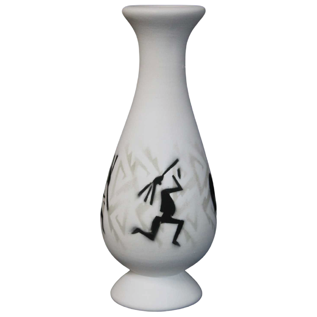 31078 Kokopelli Parade 2 1/2 x 6 Bud Vase