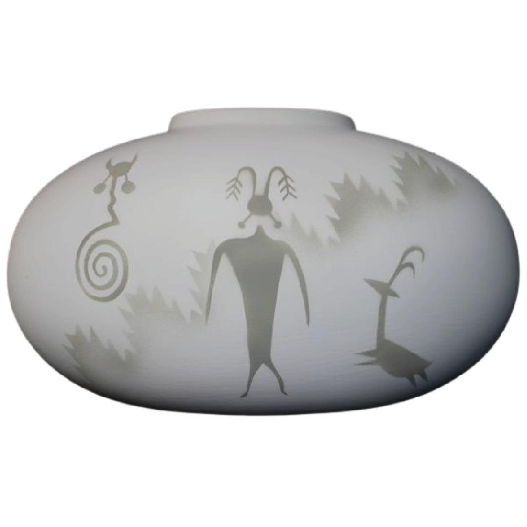 30142 Ancient Shadows 16 1/2 x 10 1/2 Pillow Vase