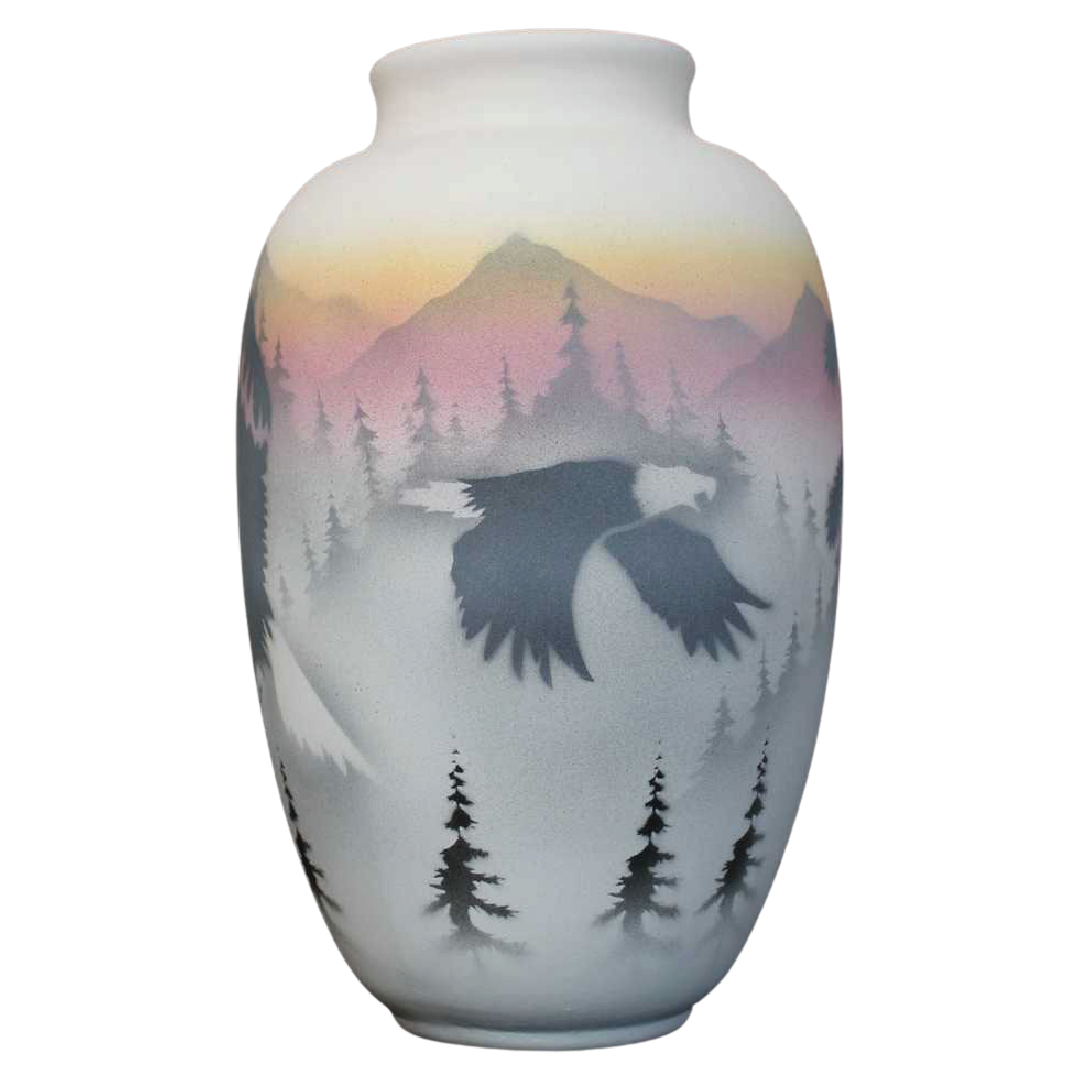 36033 Sacred Messenger 6 x 10 Ginger Jar