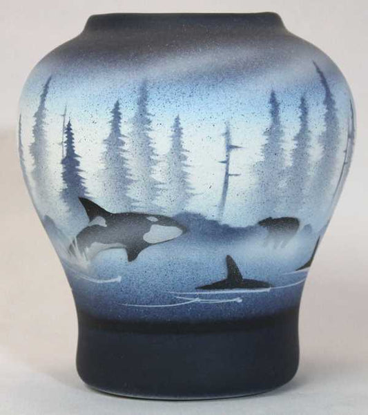 WBM2 Whaler Bay 5 x 5 1/2 Vase