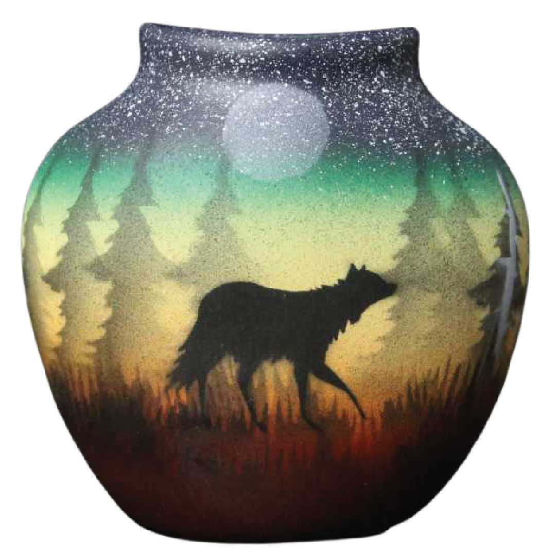 WSB5 Woodland Shadows - Wolf Mini Pot