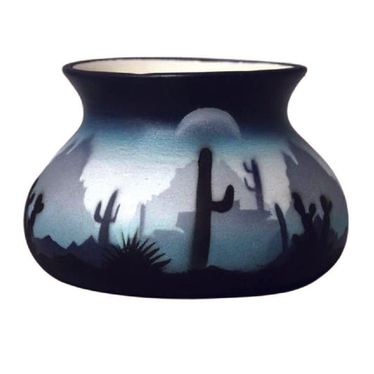 44147 Blue Sonora Desert  4 1/2 x 3 Candle 2