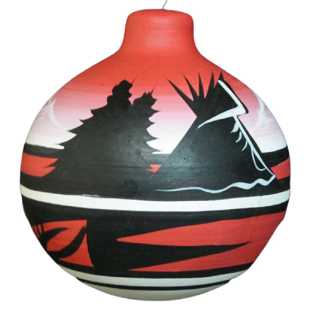 12151 Mountain Rainbow Ornament