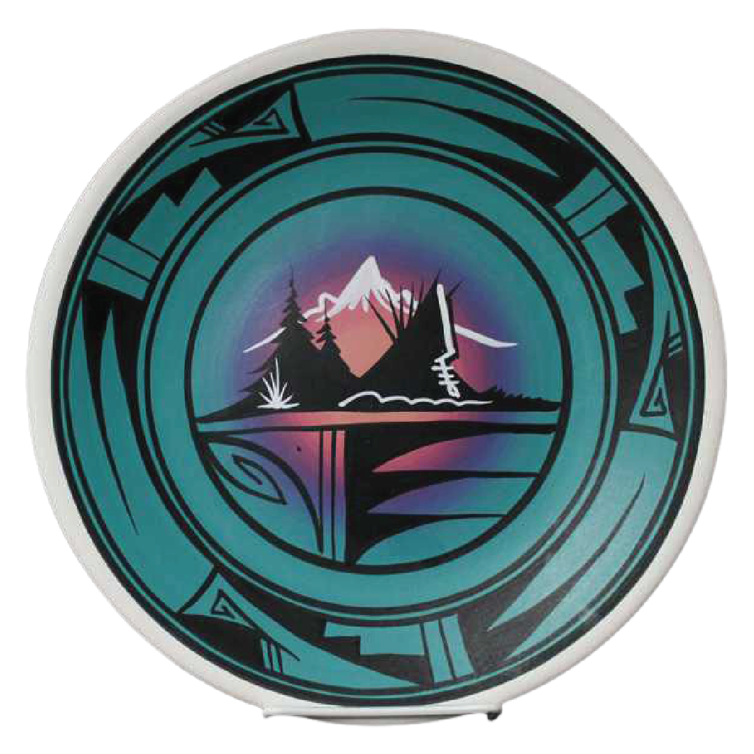 12150 Mountain Rainbow 10 1/2 Plate