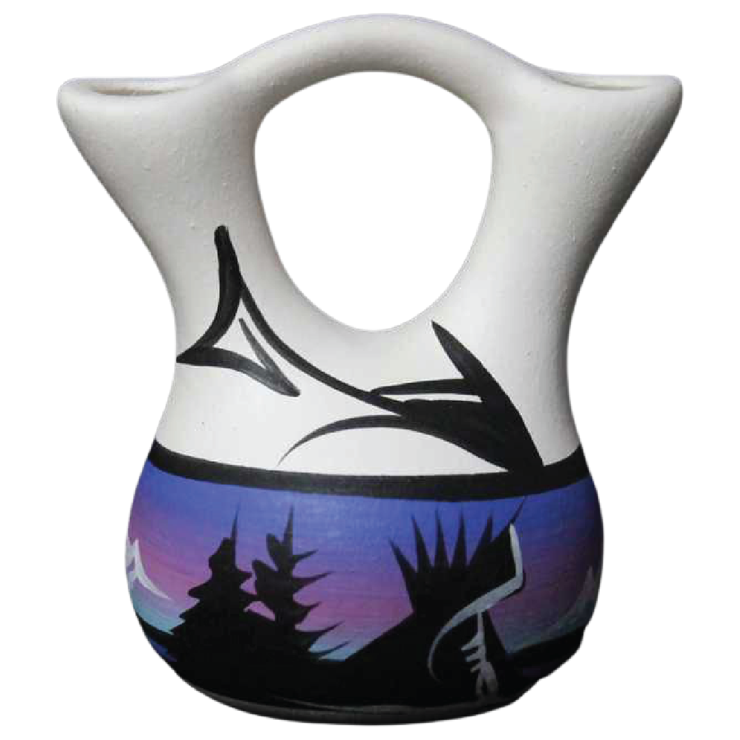 12054 Mountain Rainbow 2 3/4 x 3 Inch Wedding Vase