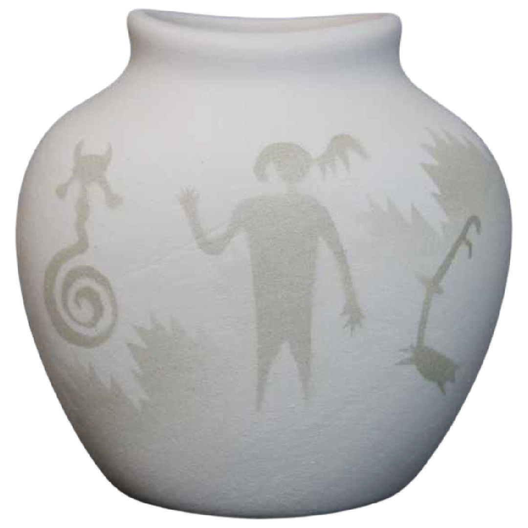 30141 Ancient Shadows 3 x 3 Pillow Vase